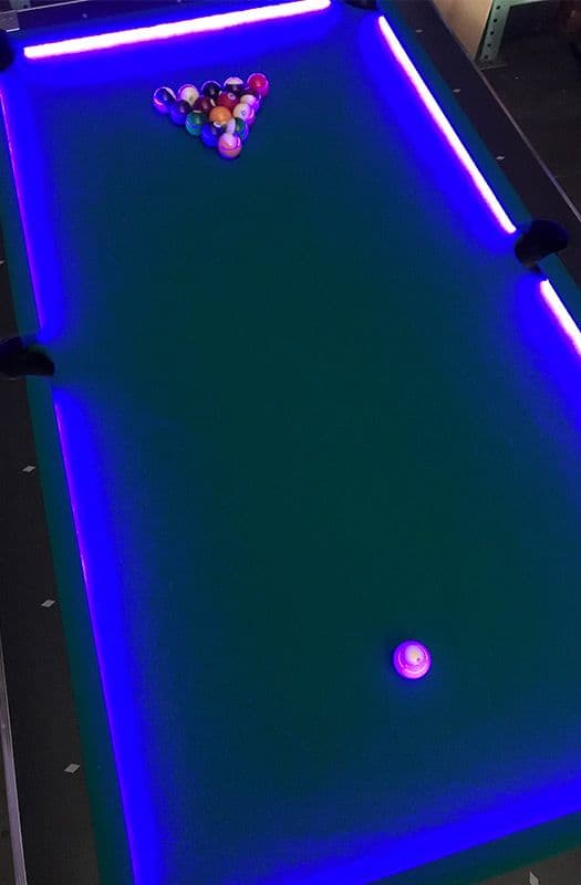 LED Pool Table