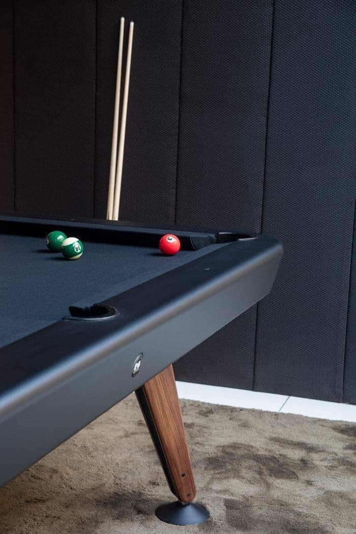 Pool Table with Bar